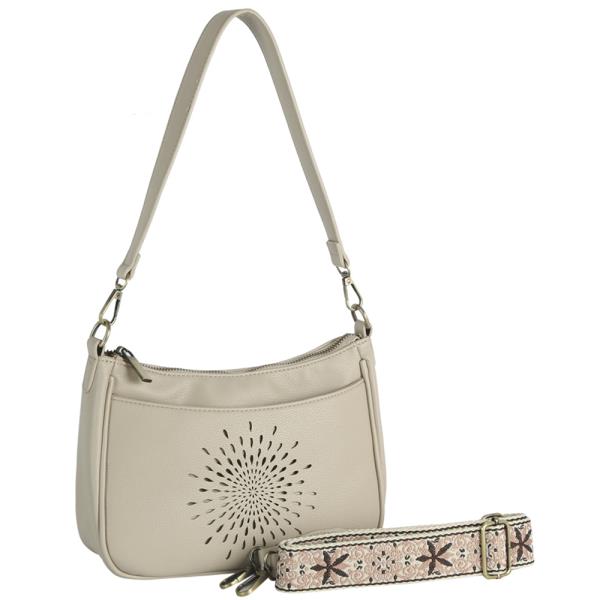 VINTAGE FLORAL SHOULDER CROSSBODY BAG