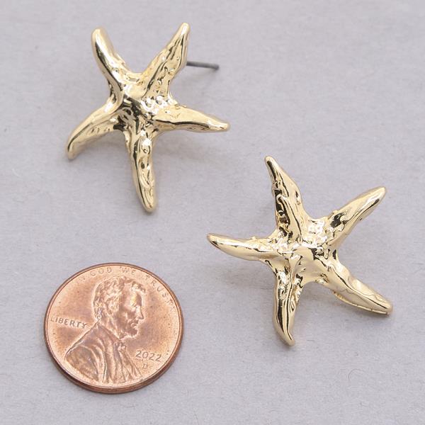 SEA LIFE STARFISH POST EARRING