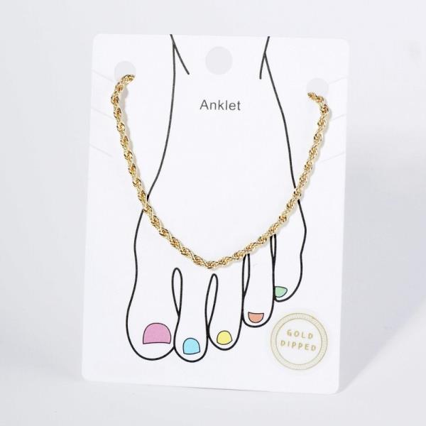 METAL CHAIN ANKLET