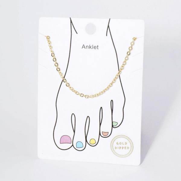 METAL CHAIN ANKLET