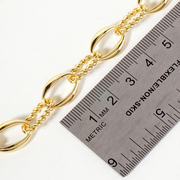 MIX METAL CHAIN NECKLACE
