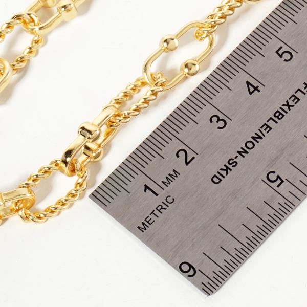 MIX METAL CHAIN NECKLACE
