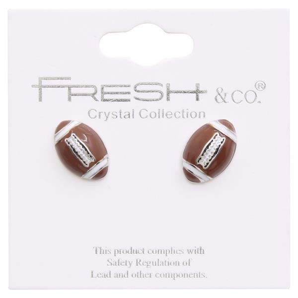 FOOTBALL GAME DAY STUD EARRING