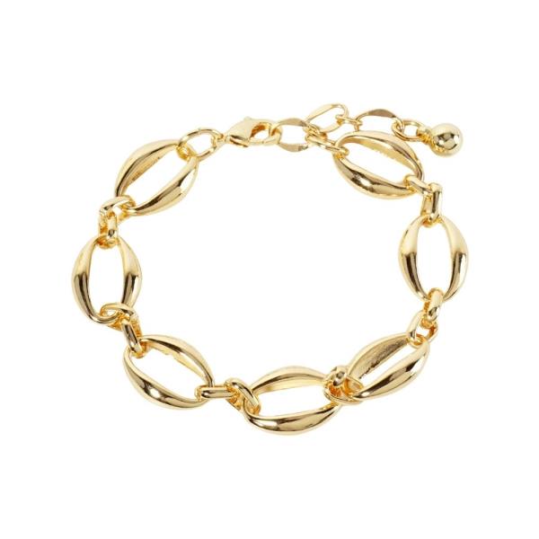 14K GOLD DIPPED METAL CHAIN BRACELET