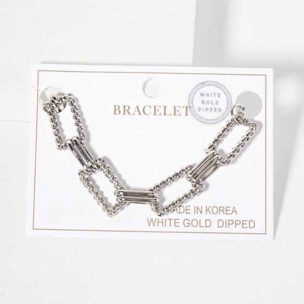 14K GOLD DIPPED METAL CHAIN BRACELET