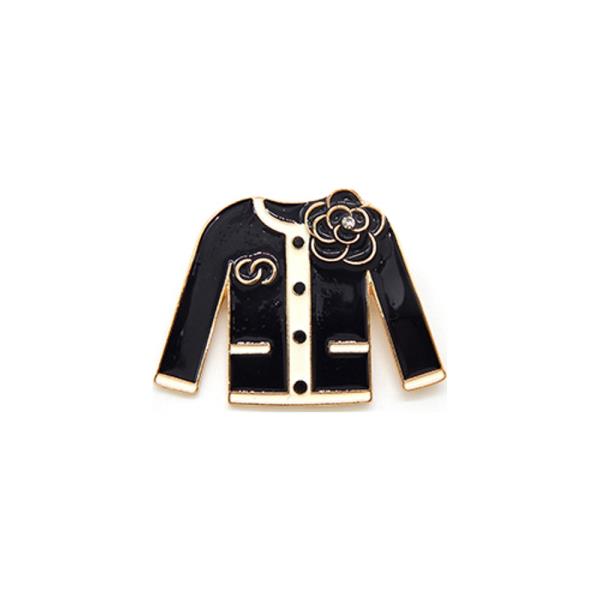 JACKET SHAPE BROOCH