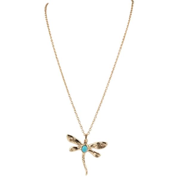DRAGONFLY PENDANT NECKLACE