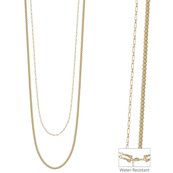 METAL LAYERED NECKLACE