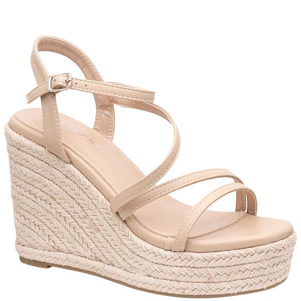 STRAP BUCKLE WEDGE HEEL 12 PAIRS