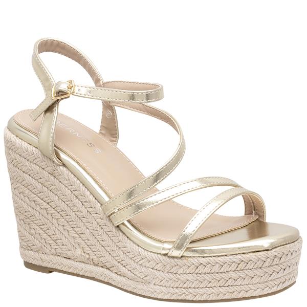 STRAP BUCKLE WEDGE HEEL 12 PAIRS