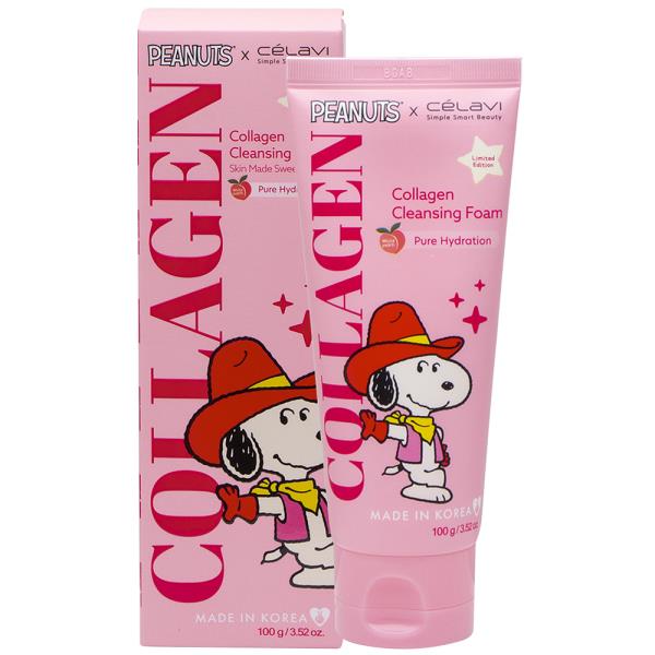CELAVI X PEANUTS COLLAGEN CLEASING FOAM
