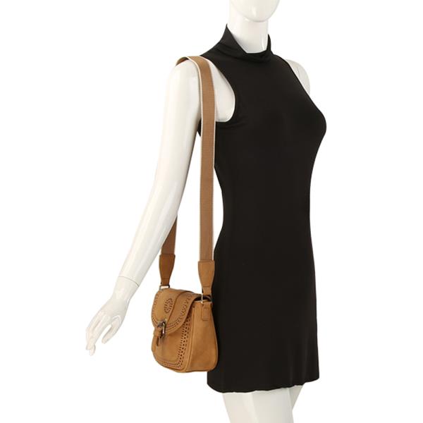 SMOOTH DESIGN BUCKLE FLAP CROSSBODY BAG