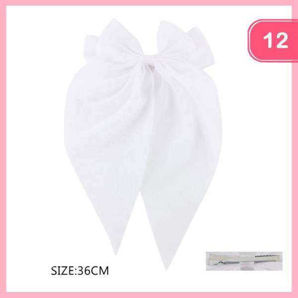 LONG TAIL HAIR BOW (12 UNITS)