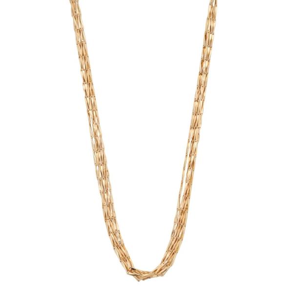 METAL CHAIN LAYERED NECKLACE