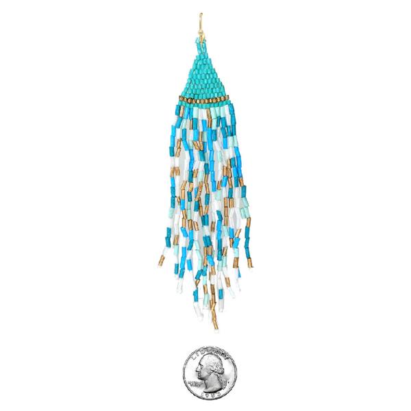 SEED BEAD BOHEMIAN TASSEL EARRING