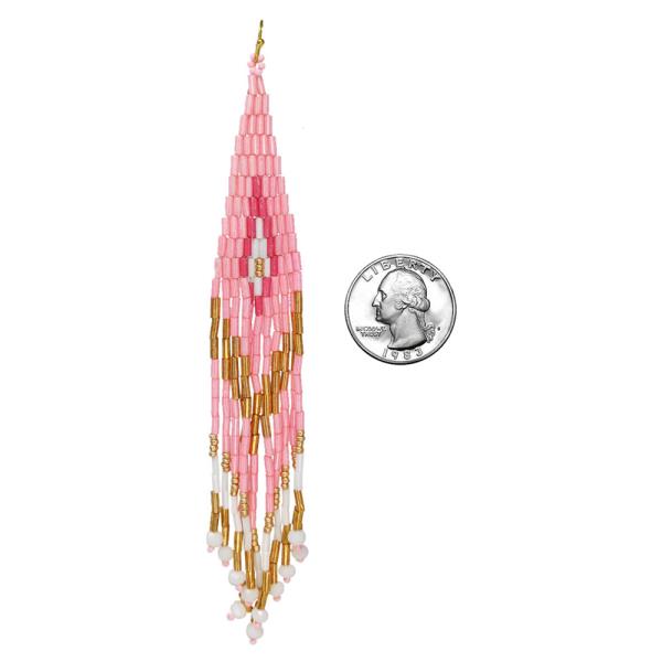 SEED BEAD BOHEMIAN TASSEL EARRING