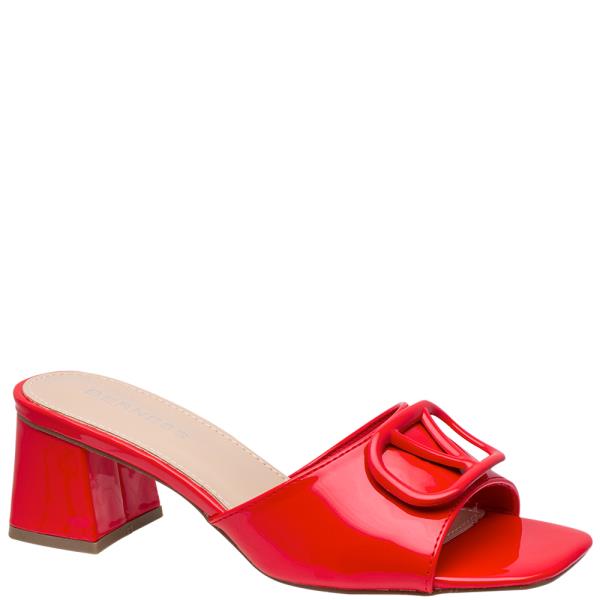 V LOGO MID LOW HEEL BAND SANDAL 12 PAIRS