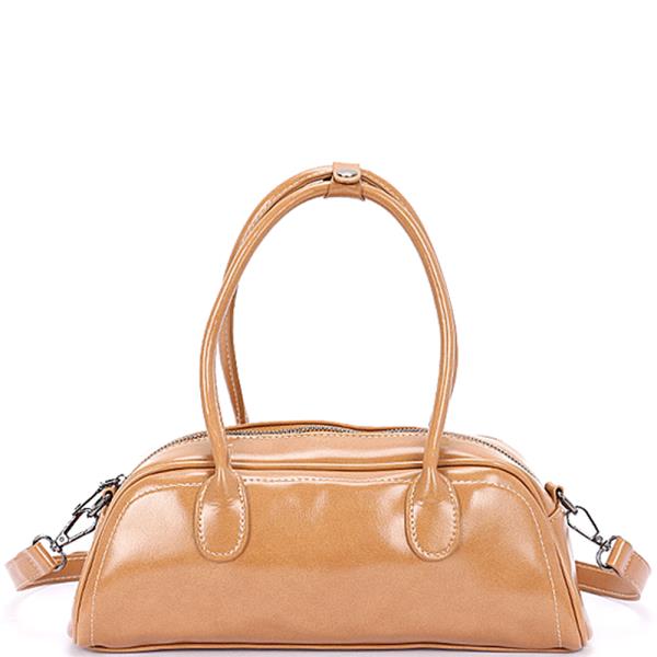 FAUX LEATHER SPORT BAG