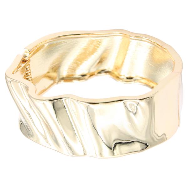 GOLD PLATED HINGED BANGLE BRACELETS