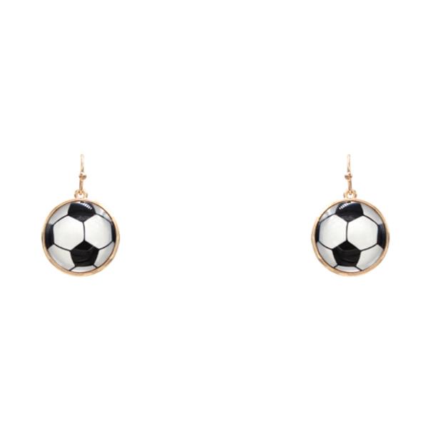 SPORT BALL DANGLE EARRING