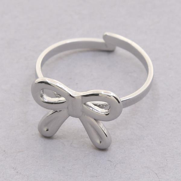 METAL RIBBON OPEN RING