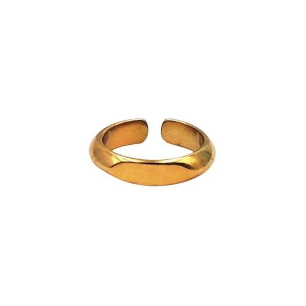 FLAT METAL OPEN BAND RING