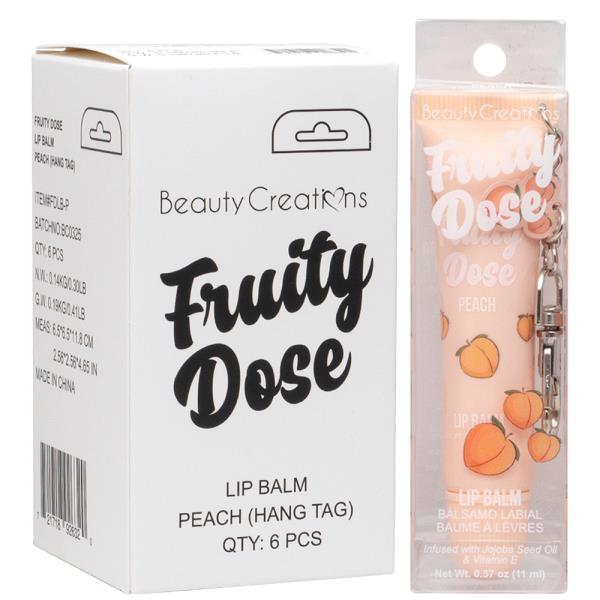 BEAUTY CREATIONS FRUITY DOSE LIP BALM (6 UNITS)