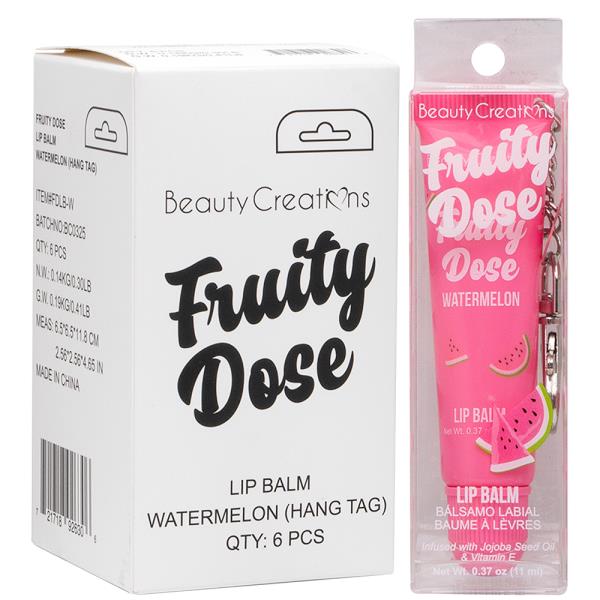 BEAUTY CREATIONS FRUITY DOSE LIP BALM (6 UNITS)