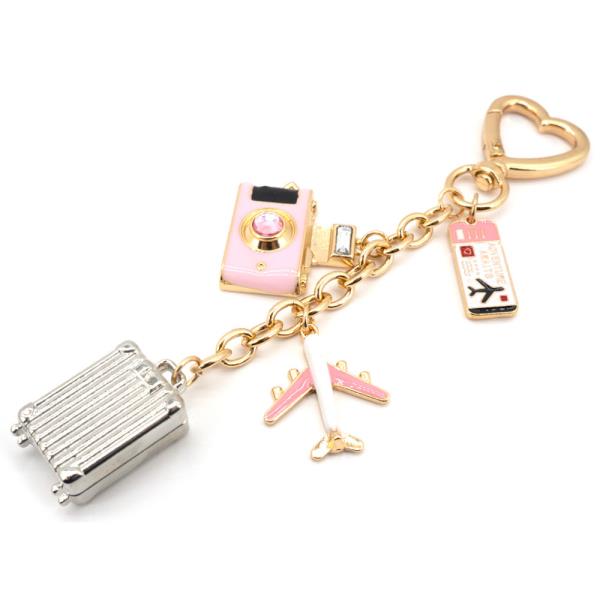 TRAVEL AIRPLANE BAG CHAIN KEYCHAIN