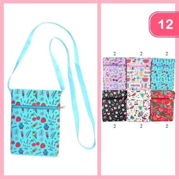 SUMMER FRUITS ICE CREAM PRINT BAG (12 UNITS)