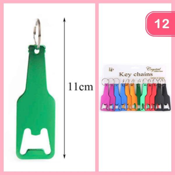 BOTTLE OPENER KEYCHAIN (12 UNITS)