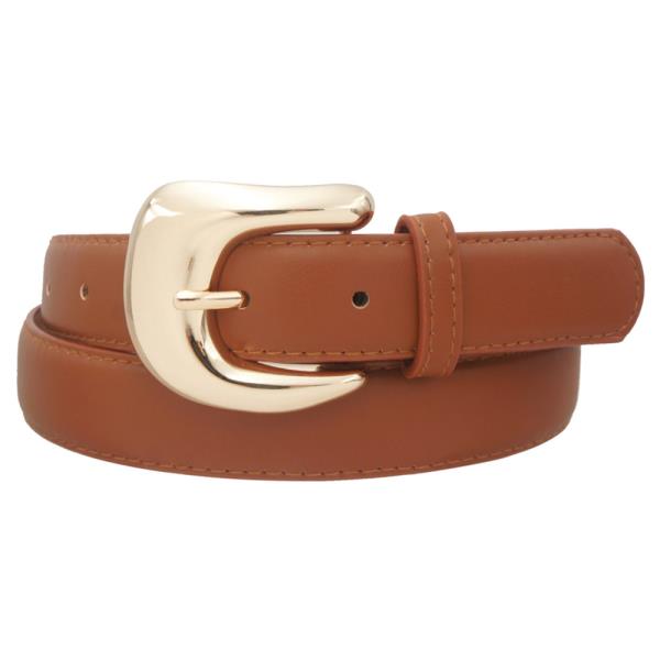 PLUS ORGANIC CURVE U BUCKLE BELT