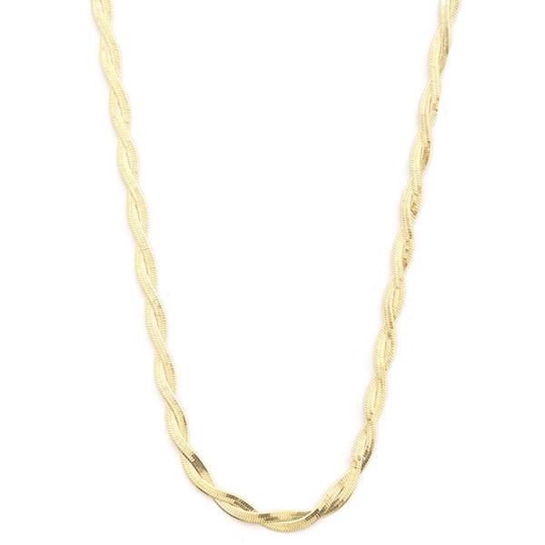 METAL TWIST NECKLACE