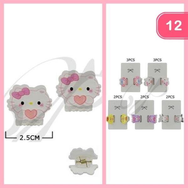 CUTE HAIR CLAW CLIP (12 UNITS)