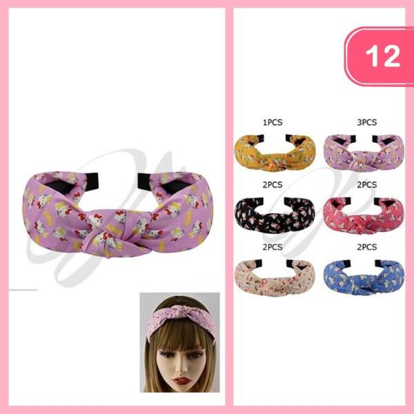 KNOTTED HEADBAND (12 UNITS)