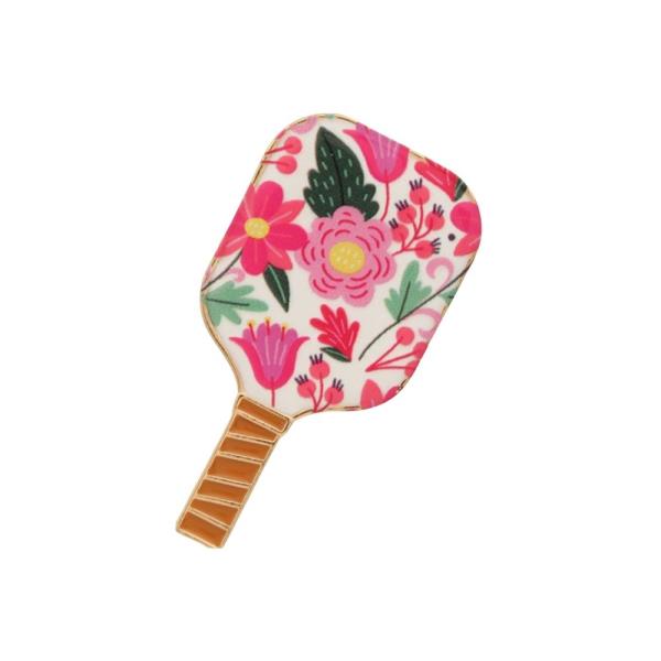 MULTI PATTERN PICKLEBALL METAL BROOCH PIN