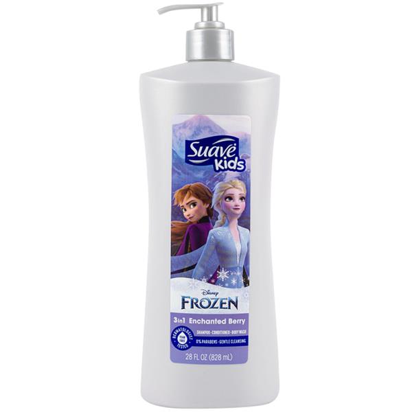 SUAVE KIDS DISNEY FROZEN ENCHANTED BERRY 3IN1 SHAMPOO CONDITIONER AND BODY WASH