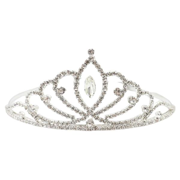 RHINESTONE CROWN TIARA