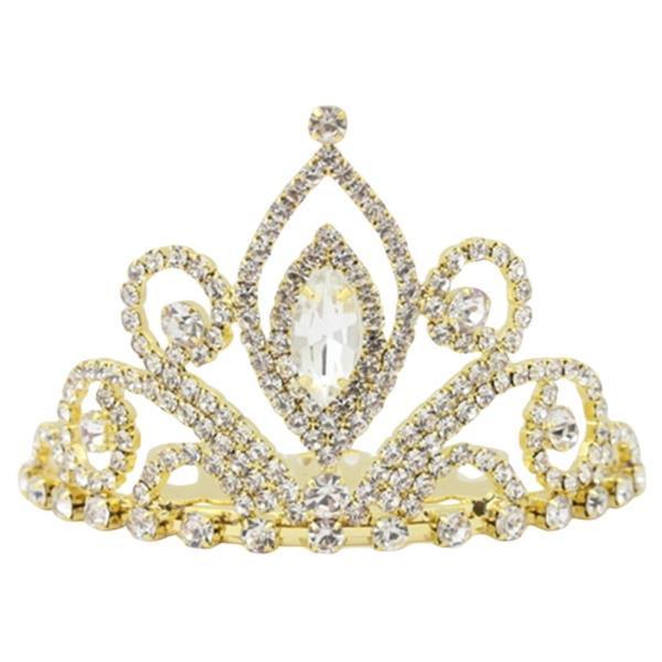 RHINESTONE CROWN TIARA