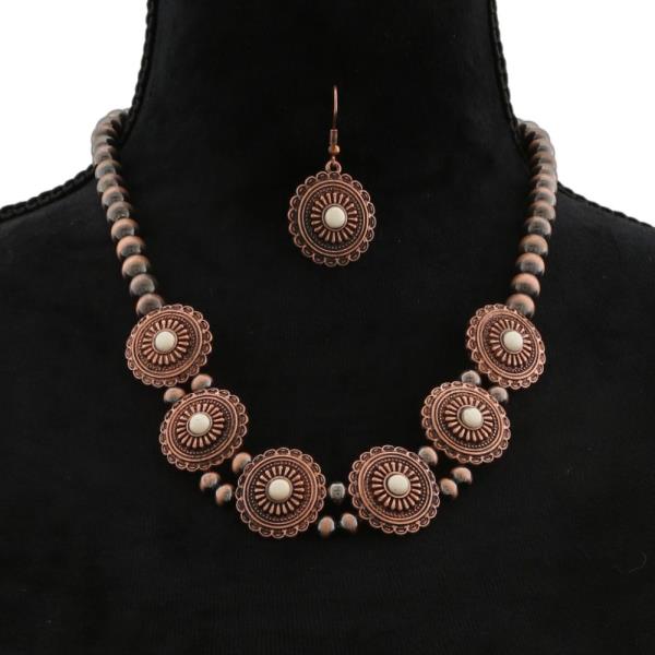 CONCHO LINK WESTERN STYLE NECKLACE