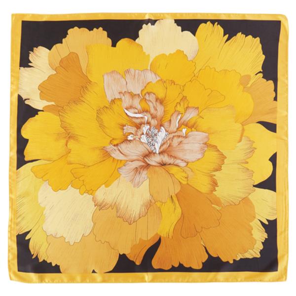 FLORAL PATTERN BANDANA NECK SCARF