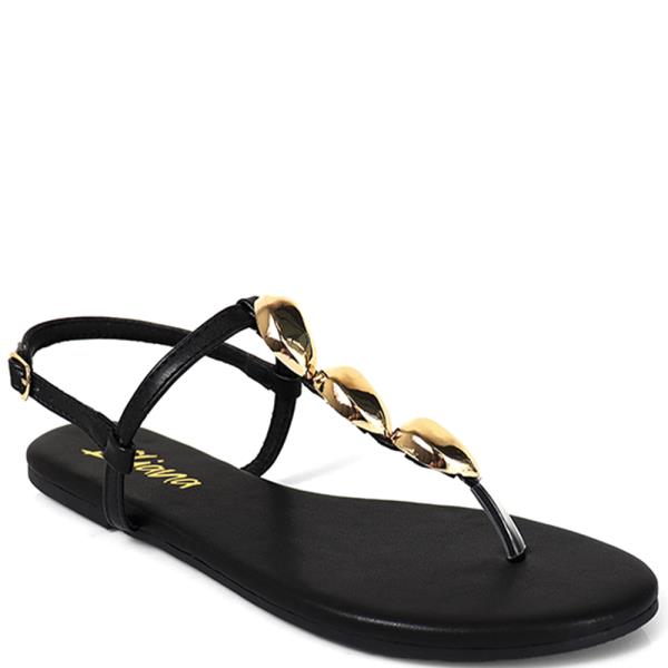 THONG SANDAL W GOLD EMBELLISHMENT 12 PAIRS