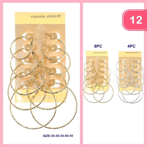 HOOP EARRING (12 UNITS)