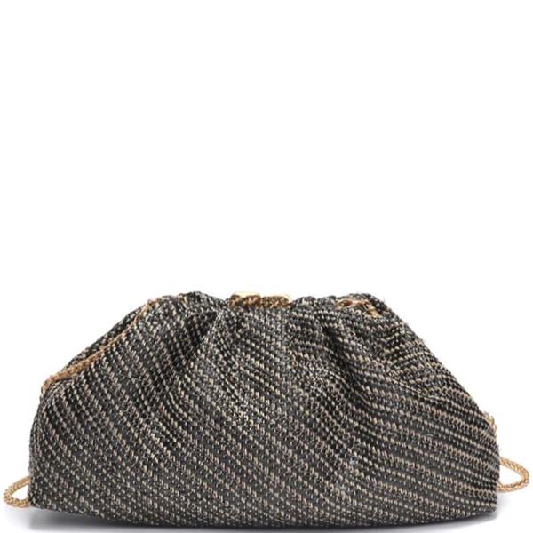 WOVEN DESIGN BRISA CROSSBODY BAG