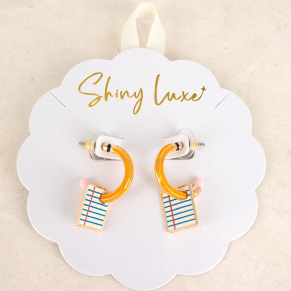 TEACHER NOTEBOOK C SMALL HOOP EARRING