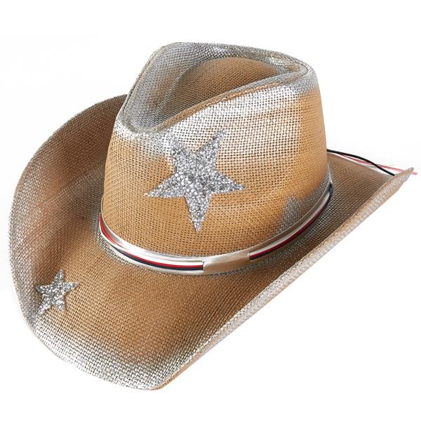 GLITTER STAR COWBOY HAT