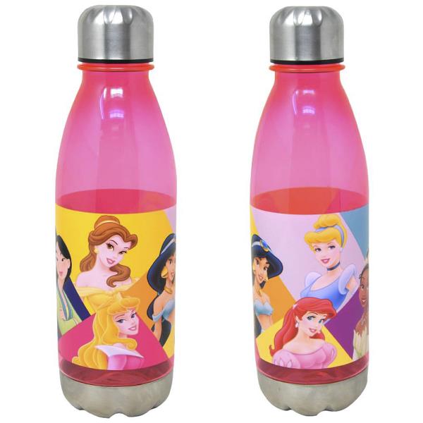 PRINCESS WATER BOTTLE WITH STAINLESS LID AND BASE