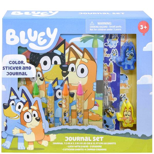 BLUEY JOURNAL SET IN BOX