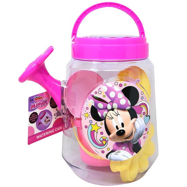 MINNIE 6PCS CLEAR BEACH WATERING CAN WITH FLOWER SPOUT