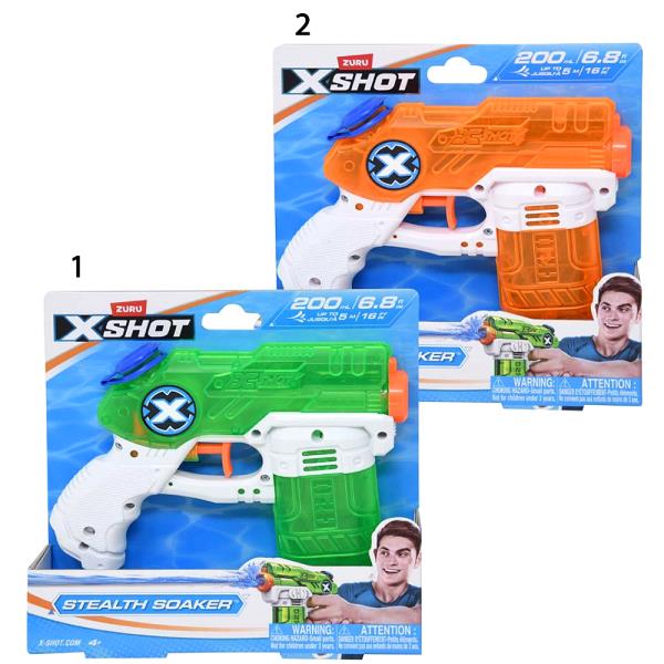 ZURU X SHOT WATER WARFARE SMALL STEALTH SOAKER WATER BLASTERS